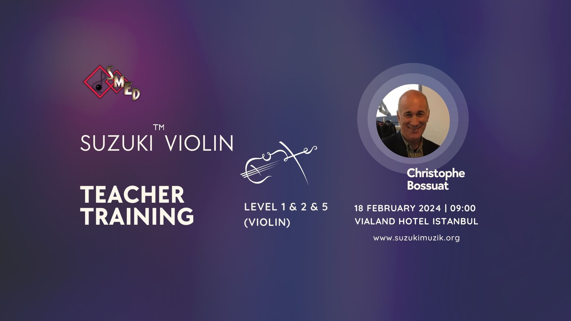 Level 1-2 and 5 Teacher Training (Violin)